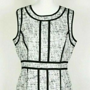 Dana Buchanan black and white dress